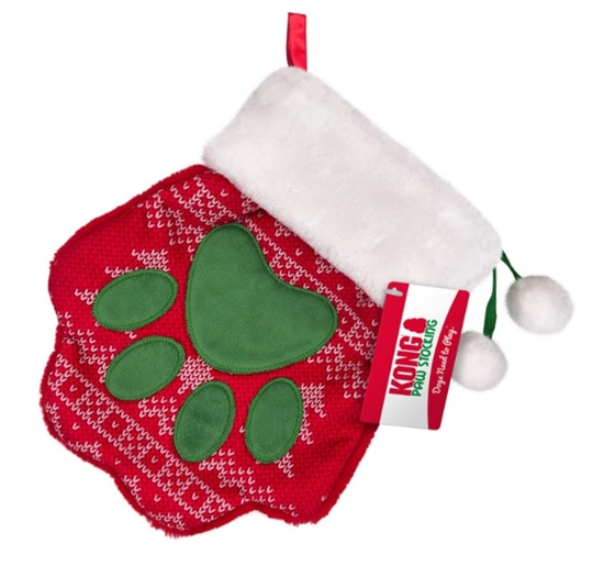 Picture of KONG HOLIDAY STOCKING PAW LG 26CM